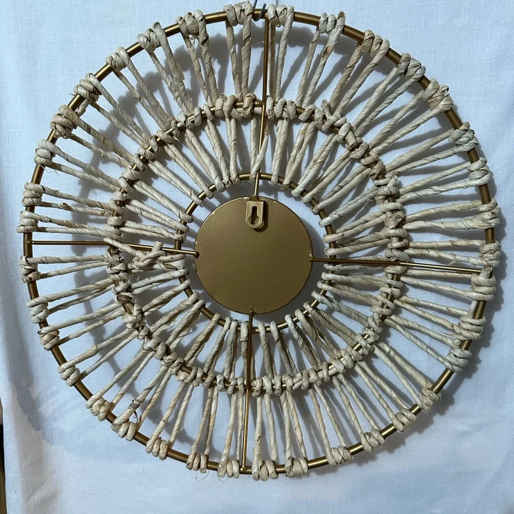 Bohemian style mirror, 17 1/2”
